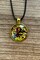 Round Olivine Dichroic pendant - choice of 4 product 3